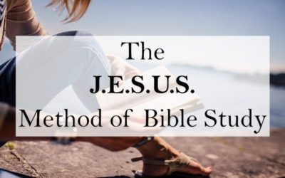 The J.E.S.U.S method of Bible study
